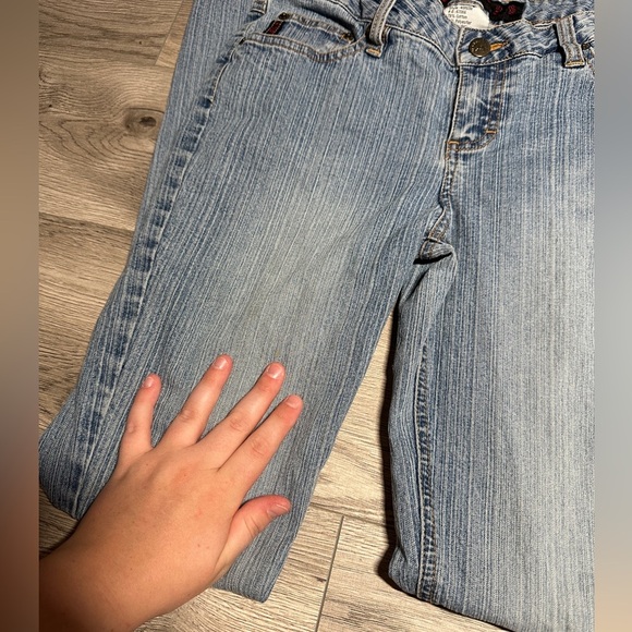 vintage y2k mudd medium wash low rise jeans size 5 - Picture 3 of 6
